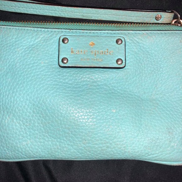Kate spade teal wallet - Picture 2 of 3